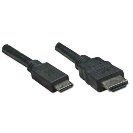 CABLE VIDEO HDMI MINI -HDMI 1.8M BOLSA