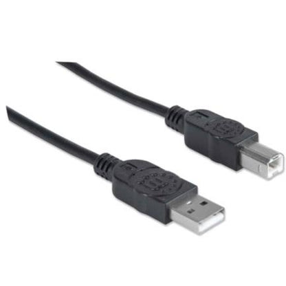 CABLE USB A-B 5.0M IMPRESORA NEGRO