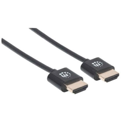 CABLE HDMI ULTRADELGADO 1.8M ETHERNET 3D 4K M-M VELOCIDAD 2.0