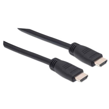 Cable Manhattan HDMI M-M Alta Velocidad Ethernet 8m Color Negro