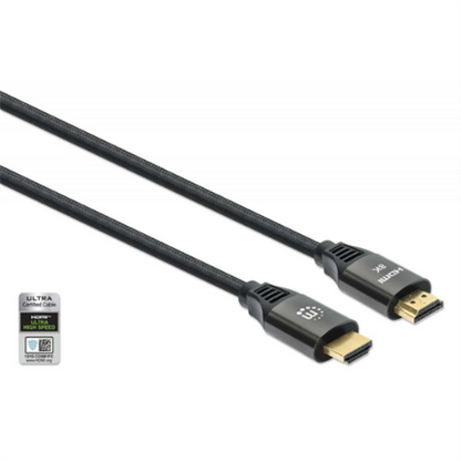 CABLE HDMI 2.1 TEXTIL M-M  3.0M 8K 60HZ