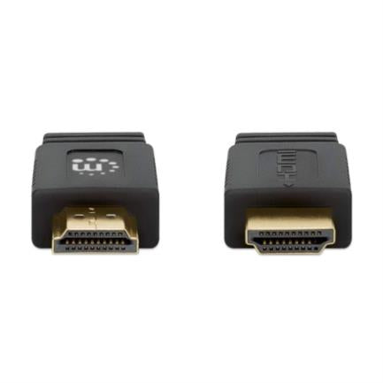 Cable Manhattan HDMI Plano Alta Velocidad con Ethernet 10m Color Negro