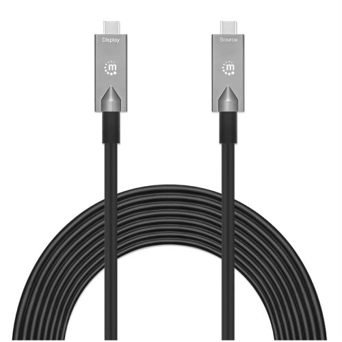 Cable USB-C MANHATTAN V3.2 C-C  7.5M 10Gbps 60W