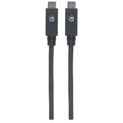 Cable Manhattan USB-C V3.2 C-C  1.0M 10Gbps 100W