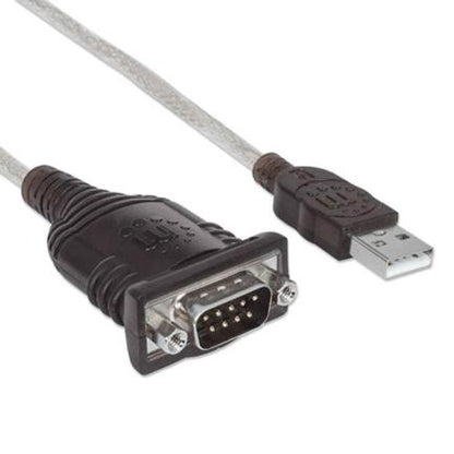 CABLE ADAPTADOR CONVERTIDOR USB A SERIAL DB9 RS232 45CM M-M