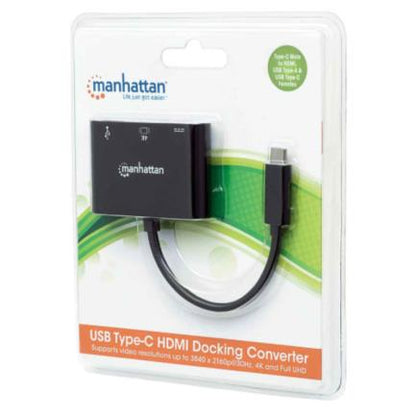 CABLE ADAPTADOR CONVERTIDOR DOCKING USB-C A HDMI USB 3.O USB-C