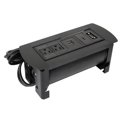 CAJA DE CONEXION PARA MESA CON ENCHUFE USB HDMI VGA