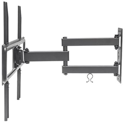 Soporte TV Manhattan 32" a 55" 35 Kg Pared Movimiento Articulado Curvas/Planas Color Negro