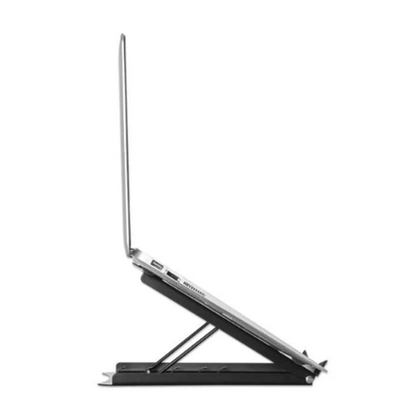 Soporte Manhattan Ajustable para Laptop/Tablet 10" a 15.6" Plegable 5 Posiciones Hasta 5 Kg Color Negro