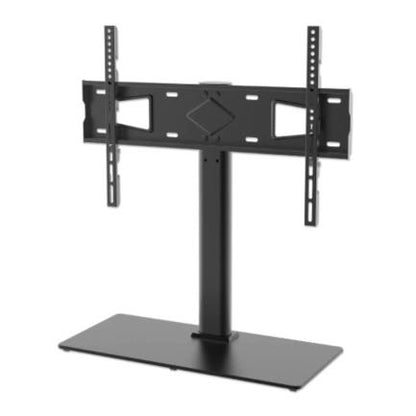 SOPORTE TV P/MESA 32 A 65 45KG ALTURA AJUSTABLE BASE DE VIDRIO