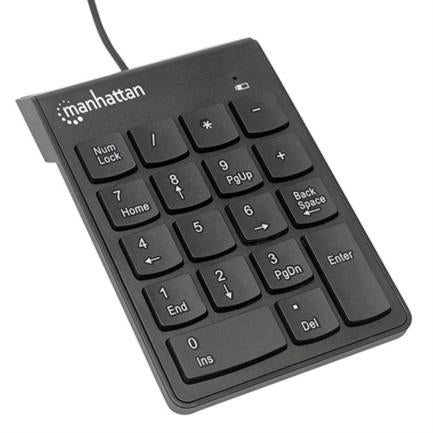 TECLADO NUMERICO ALAMBRICO USB NEGRO