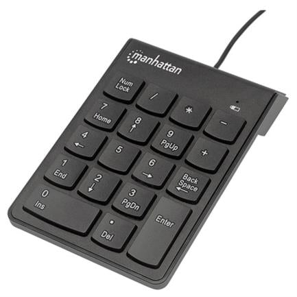 TECLADO NUMERICO ALAMBRICO USB NEGRO