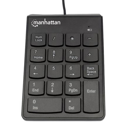 TECLADO NUMERICO ALAMBRICO USB NEGRO