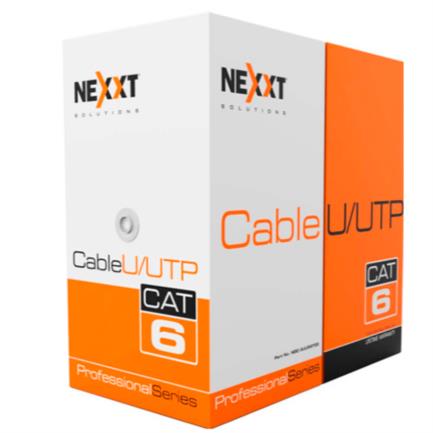 Cable Nexxt Solutions Giga Cat6 4P 23AWG UTP CMR  305m/1000ft Azul