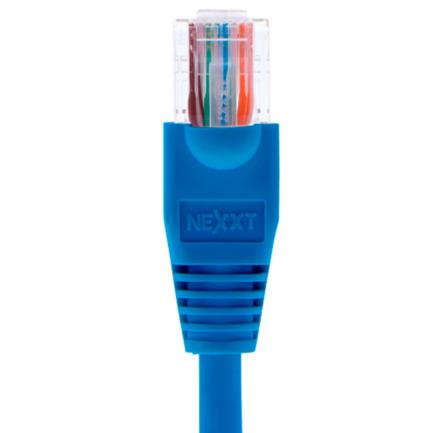 Cable de Conexión Red Nexxt Solutions Cat5e 100 MHz 90cm 24 AWG Color Azul