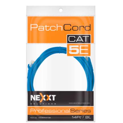 Cable de Conexión Red Nexxt Solutions Cat5e 100 MHz 4.27m 24 AWG Color Azul