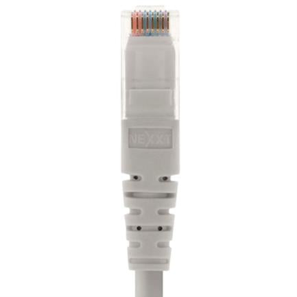 Cable de Conexión Red Nexxt Solutions U/UTP Cat6 3m LSZH Compuesto sin Halogeno de Baja Toxicidad Color Gris