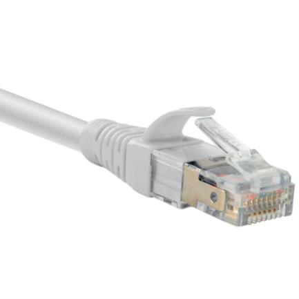 Cable de Conexión Red Nexxt Solutions U/UTP Cat6A 90cm LSZH Compuesto sin Halogeno de Baja Toxicidad Color Gris