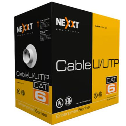 Cable Nexxt Solutions Enterprise Cat6 UTP  4P 23AWG CM 305m Azul