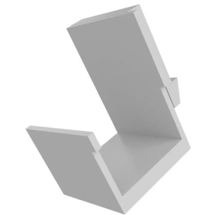 Placa de Pared Nexxt Solutions Blank Insert Blanco 100 piezas