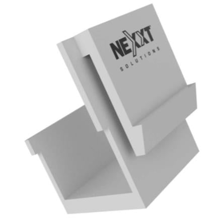 Placa de Pared Nexxt Solutions Blank Insert Blanco 100 piezas