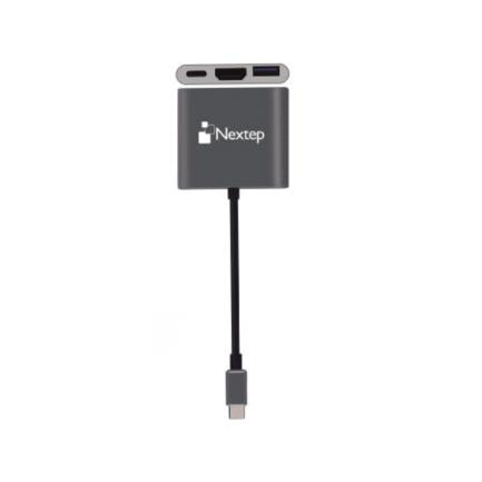 Hub Nextep USB-C 3 en 1 USB 3.0/HDMI 4K