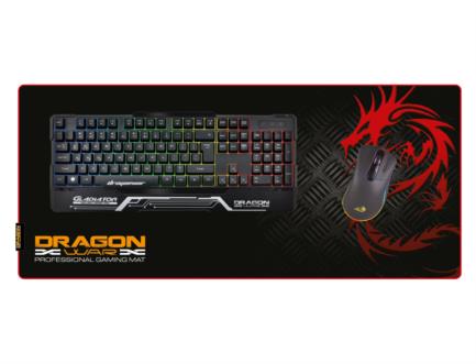 Tapete Gamer Profesional Dragon XT XL para Teclado/Mouse