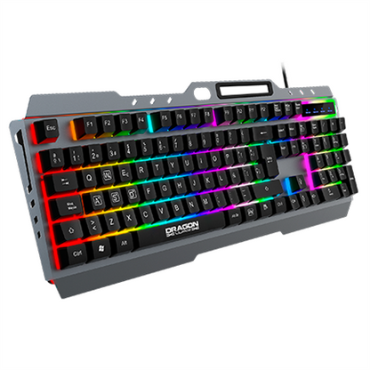 Kit Gamer Teclado y Mouse Nextep RGB Tapete Incluido