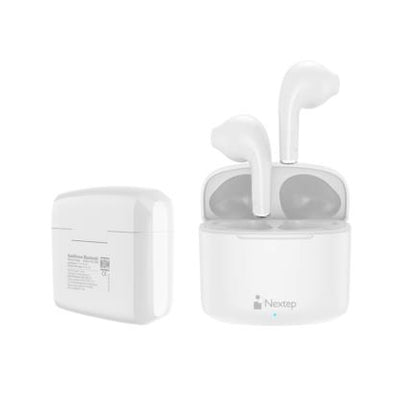 Audifonos Nextep Buds Bluetooth Control Tactil Hasta 20Horas Blanco