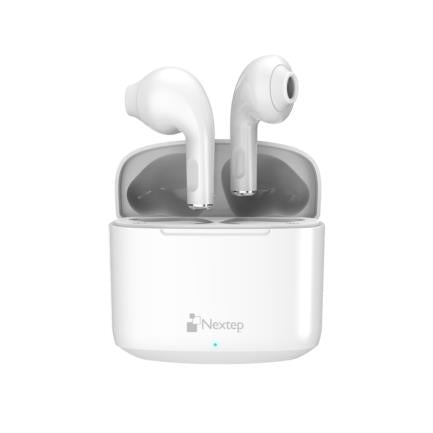 Audifonos Nextep Buds Bluetooth Control Tactil Hasta 20Horas Blanco