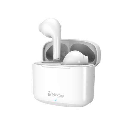 Audifonos Nextep Buds Bluetooth Control Tactil Hasta 20Horas Blanco