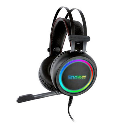 Audífonos Gamer Dragon XT Micrófono Iluminado RGB 3.5mm