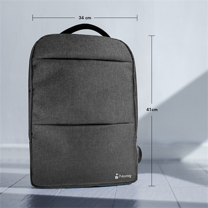 Mochila Nextep 15.6" Multi Secciones Gris