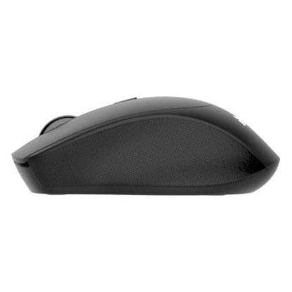 Mouse Nextep Inalámbrico Ergónomico USB 1600 dpi Batería Incluida Color Negro