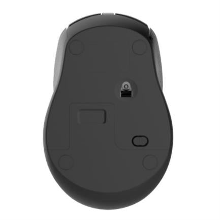 Mouse Nextep Inalámbrico Ergónomico USB 1600 dpi Batería Incluida Color Negro