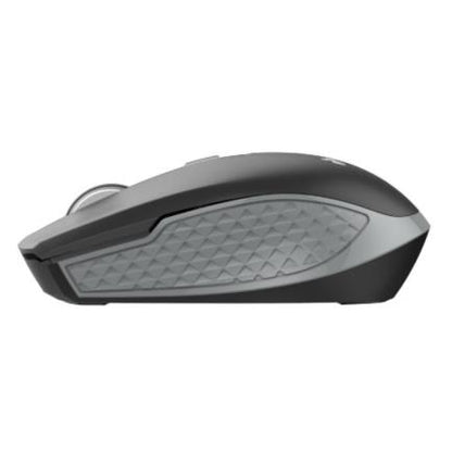 Mouse Nextep Inalámbrico Recargable Switch Encendido 1600 dpi Color Negro-Gris