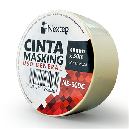 Cinta Masking Uso General Nextep 48 mm x 50 mts