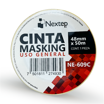 Cinta Masking Uso General Nextep 48 mm x 50 mts