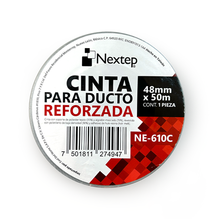 Cinta Para Ducto Reforzada Nextep 48 mm x 50 mts