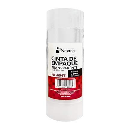 Cinta Empaque Transparente Uso General Nextep 48mm x 50mts C/6