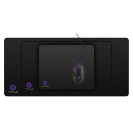 Tapete para Mouse Primus Arena L PMP-01L 400 x 320 x 3mm con Goma Antideslizante Color Morado/Negro