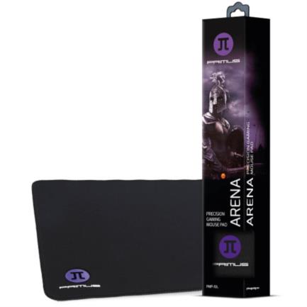 Tapete para Mouse Primus Arena L PMP-01L 400 x 320 x 3mm con Goma Antideslizante Color Morado/Negro