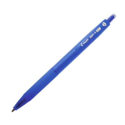 Bolígrafo Pilot BP-1 RT Mediano Retráctil Color Azul C/12 Pzas