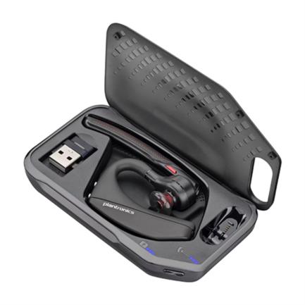 Audífonos Poly Voyager 5200 USB-A Bluetooth con Dongle BT700 Negro