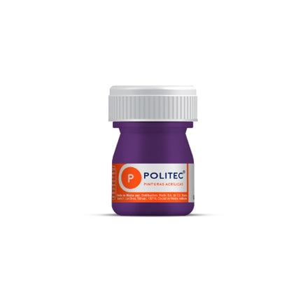 Pintura Acrilica Politec Malva 20 ml No 335 caja c/12 piezas