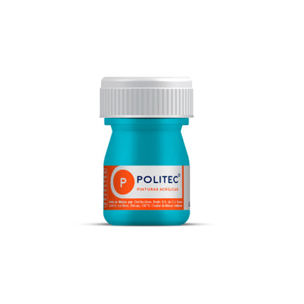 Pintura Acrilica Politec Turqueza 20 ml No 324 caja c/12 piezas