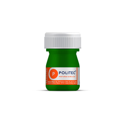 Pintura Acrilica Politec Verde Nilo 20 ml No 325 caja c/12 piezas