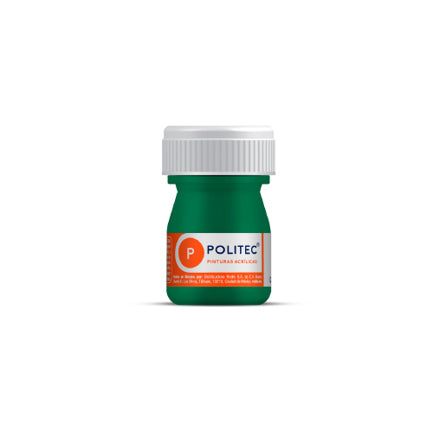 Pintura Acrilica Politec Verde Oro 20 ml No 330 caja c/12 piezas