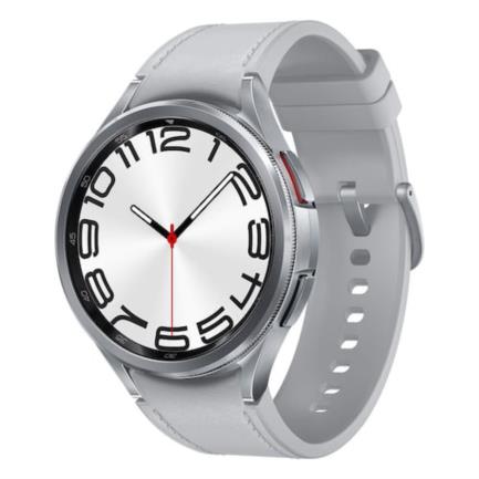 Watch 6 Clasico Samsung Galaxy Bluetooth Pantalla Super AMOLED 1.5" 47mm Resolución 480x480 Color Plata