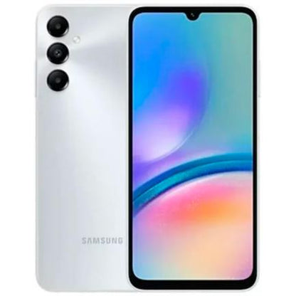 Smartphone Samsung A05S 6.7" Octacore 128GB/4GB Cámara 50MP+2MP+2MP/13MP Android 13 Color Plata Dual Sim